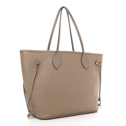 Louis Vuitton Empreinte Monogram Giant Neverfull MM Tourterelle 4 of 10