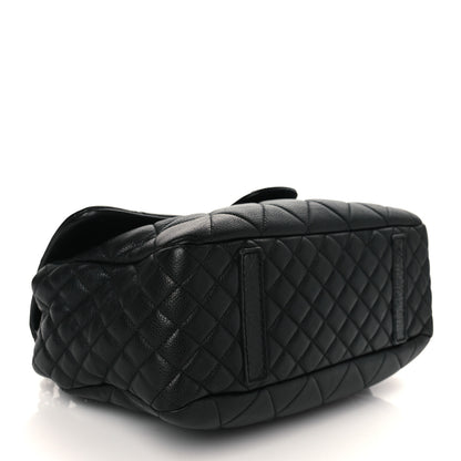 Chanel Caviar Quilted Coco Casual Flap Black 4 of 12