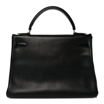 Hermes Togo Kelly Retourne 32 Black 3 of 38