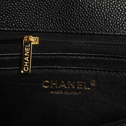 Chanel Caviar Maxi Single Flap Black 7 of 9