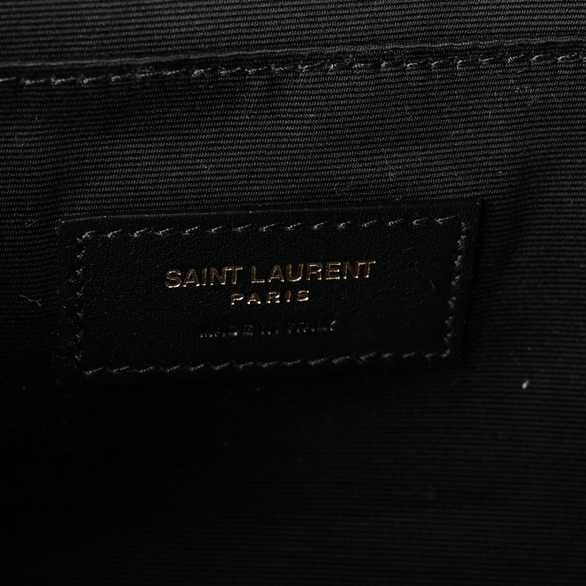 Saint Laurent Grain De Poudre Monogram Belt Bag Black 6 of 9
