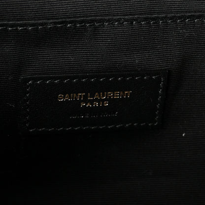 Saint Laurent Grain De Poudre Monogram Belt Bag Black 6 of 9