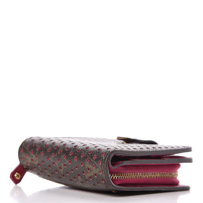 Louis Vuitton Monogram Perforated Compact Zipped Wallet Fuchsia 4 of 6