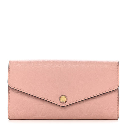 Louis Vuitton Empreinte Sarah Wallet NM Rose Ballerine 1 of 11