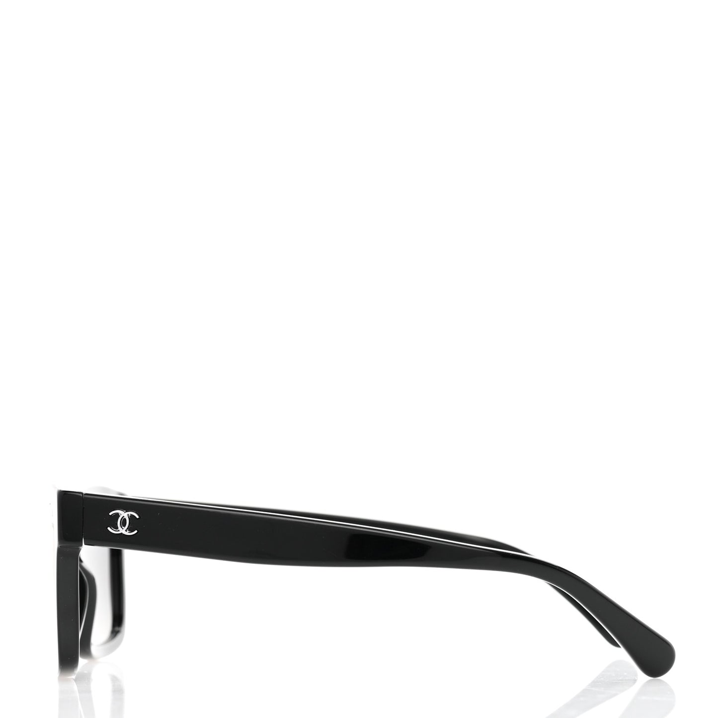 Acetate Polarized Square Sunglasses 5417 Black