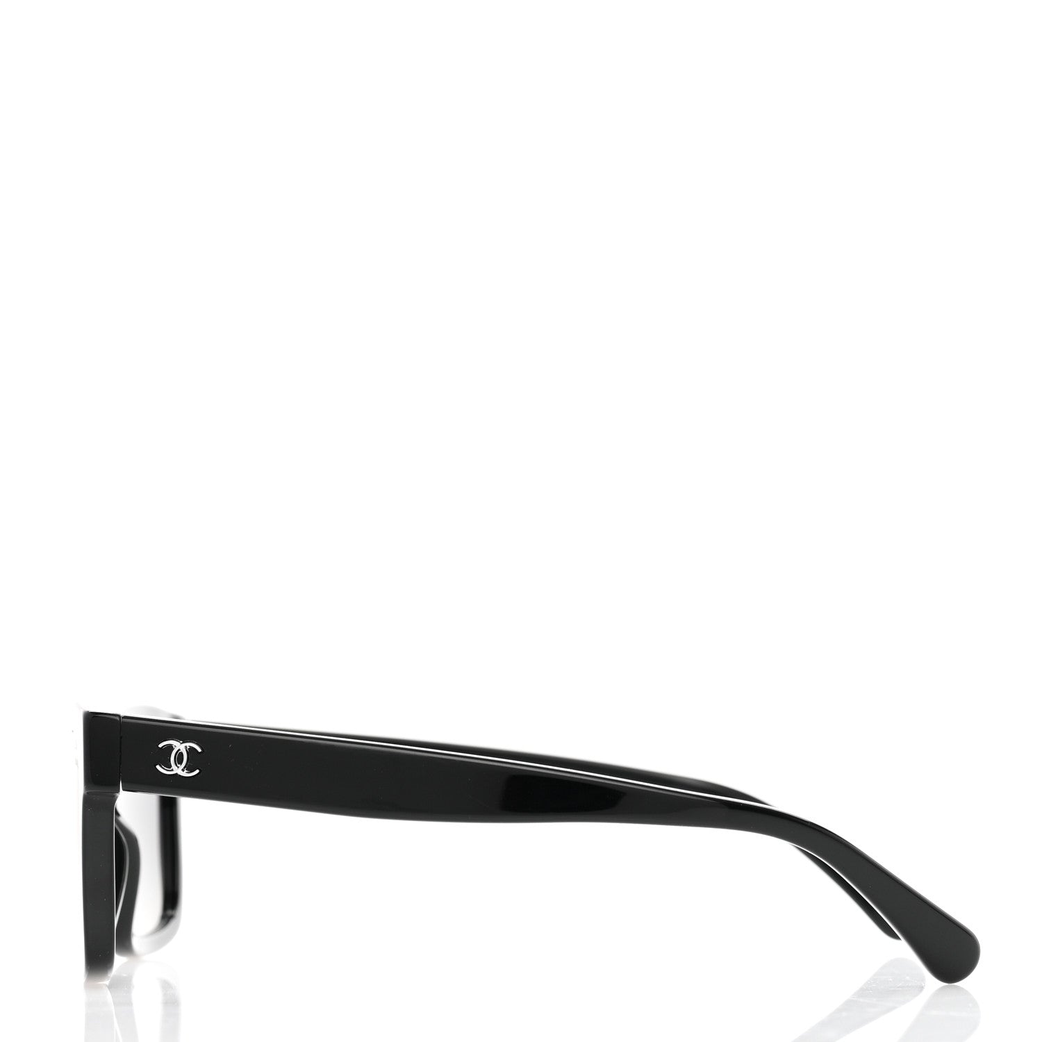 Chanel Acetate Polarized Square Sunglasses 5417 Black 3 of 9