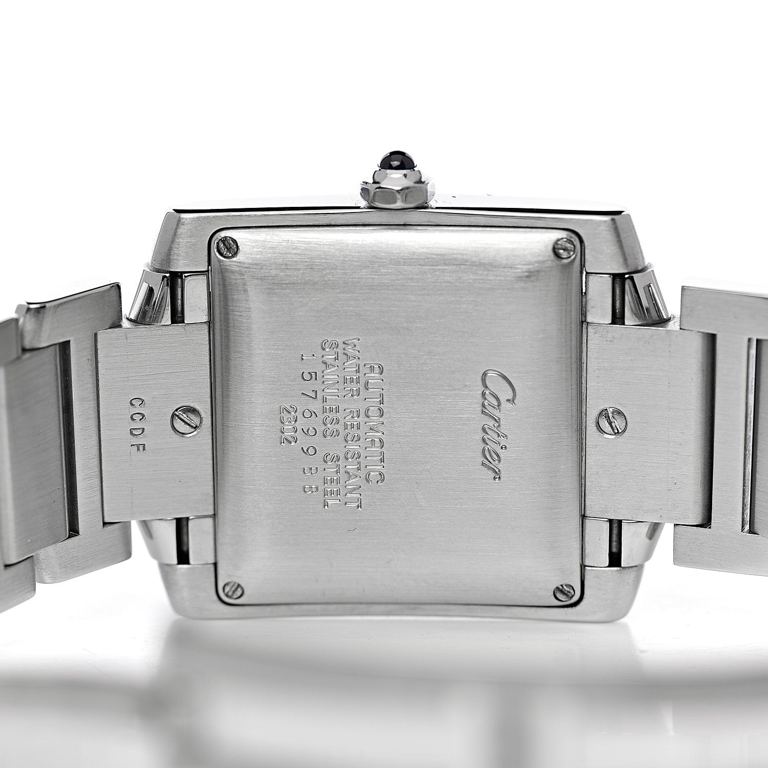 Cartier Stainless Steel 28mm Tank Francaise Automatic Watch 5 of 8