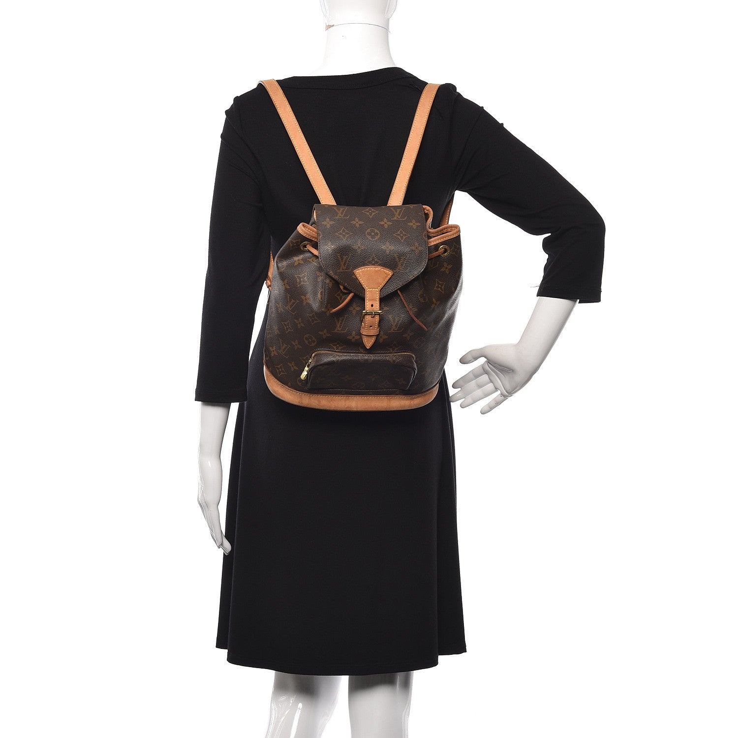 Louis Vuitton Monogram Montsouris MM Backpack 2 of 10