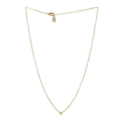 Cartier 18K Yellow Gold Diamond XS D'Amour Pendant Necklace 3 of 5