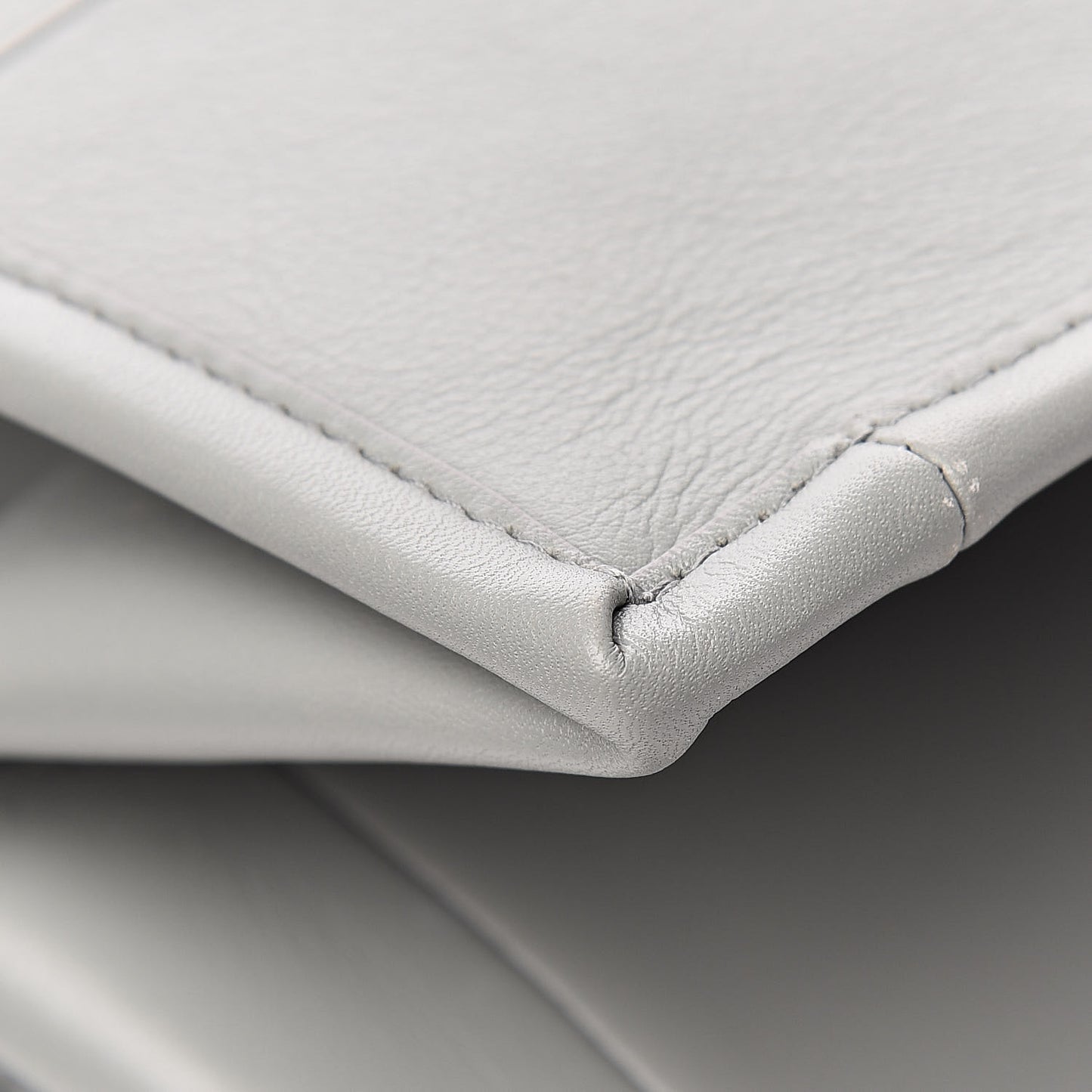 Calfskin Embossed Medium Book Tote Grey Stone