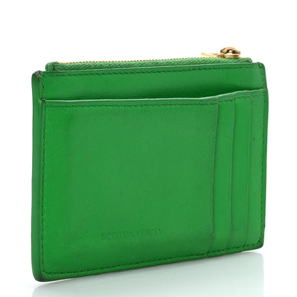 Bottega Veneta Nappa Maxi Intrecciato Zip Card Holder Parakeet 3 of 9