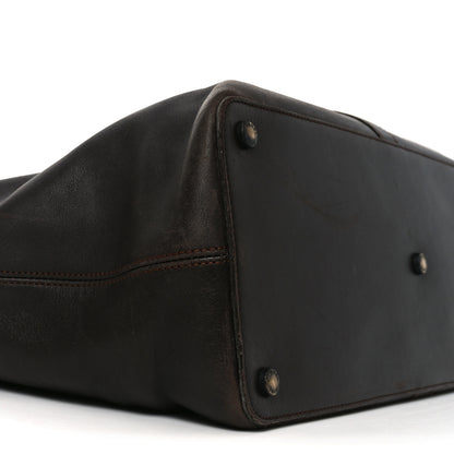Chanel Calfskin Carrying Case Dark Brown 9 of 10