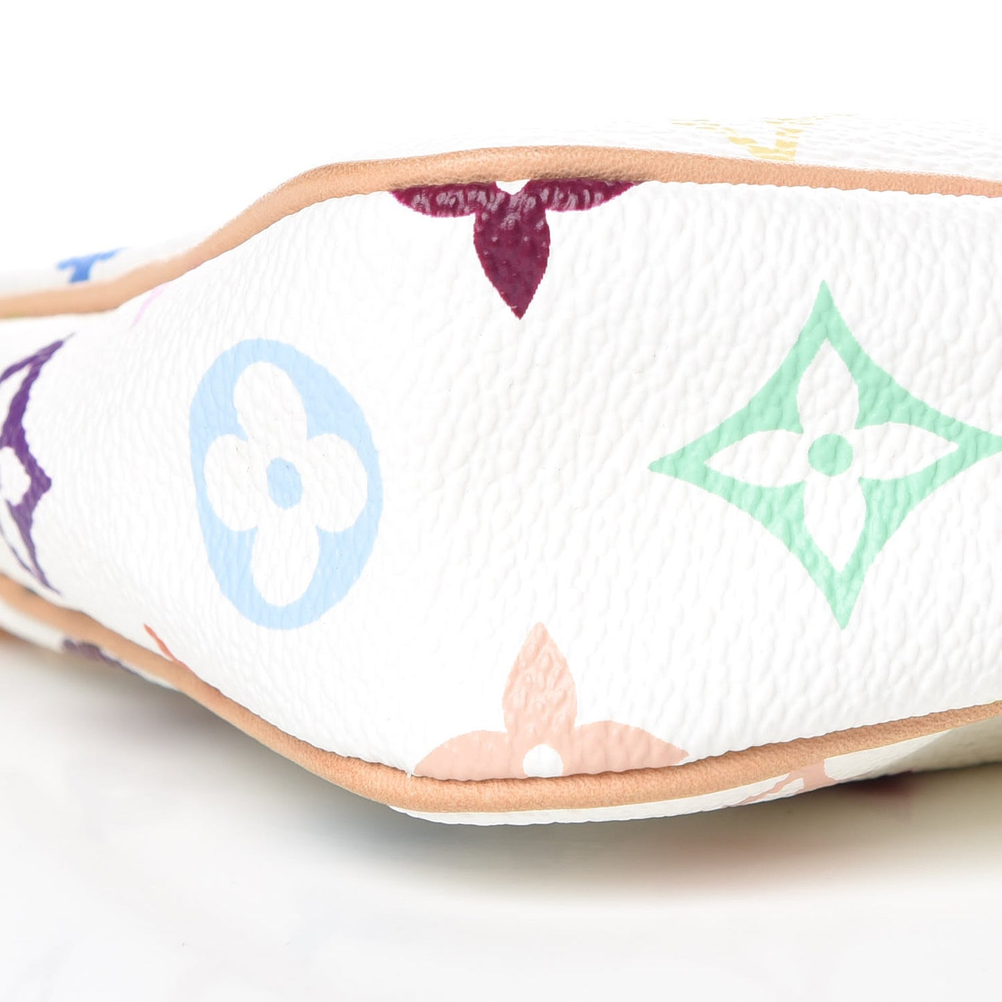 Monogram Multicolor Pochette Accessories White