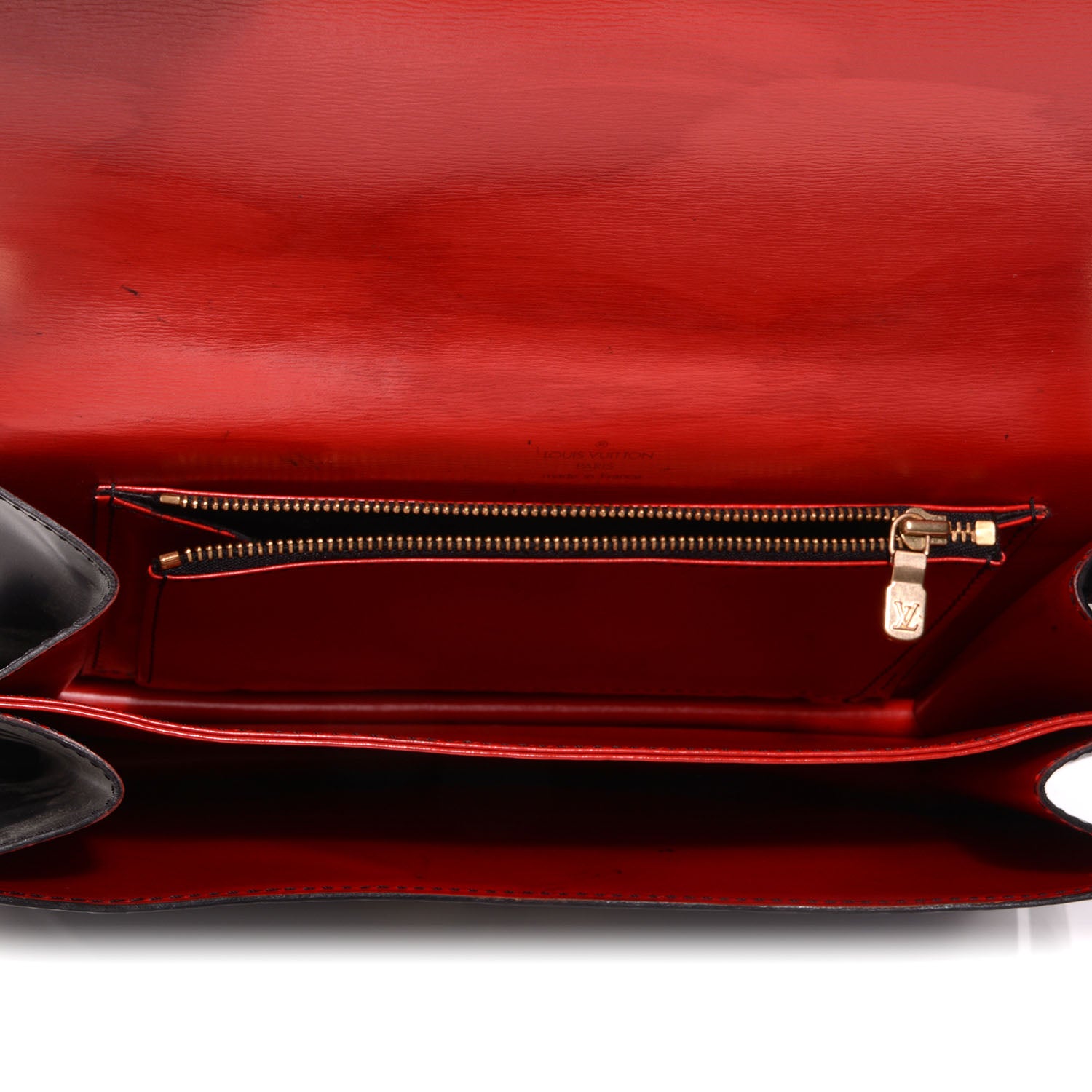 Louis Vuitton Epi Sac Friedland Black Red 5 of 8