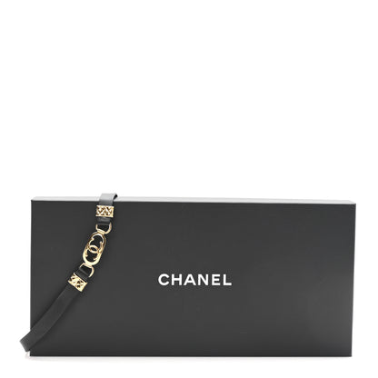 Chanel Lambskin CC Metal Double Wrap Belt Black 3 of 4