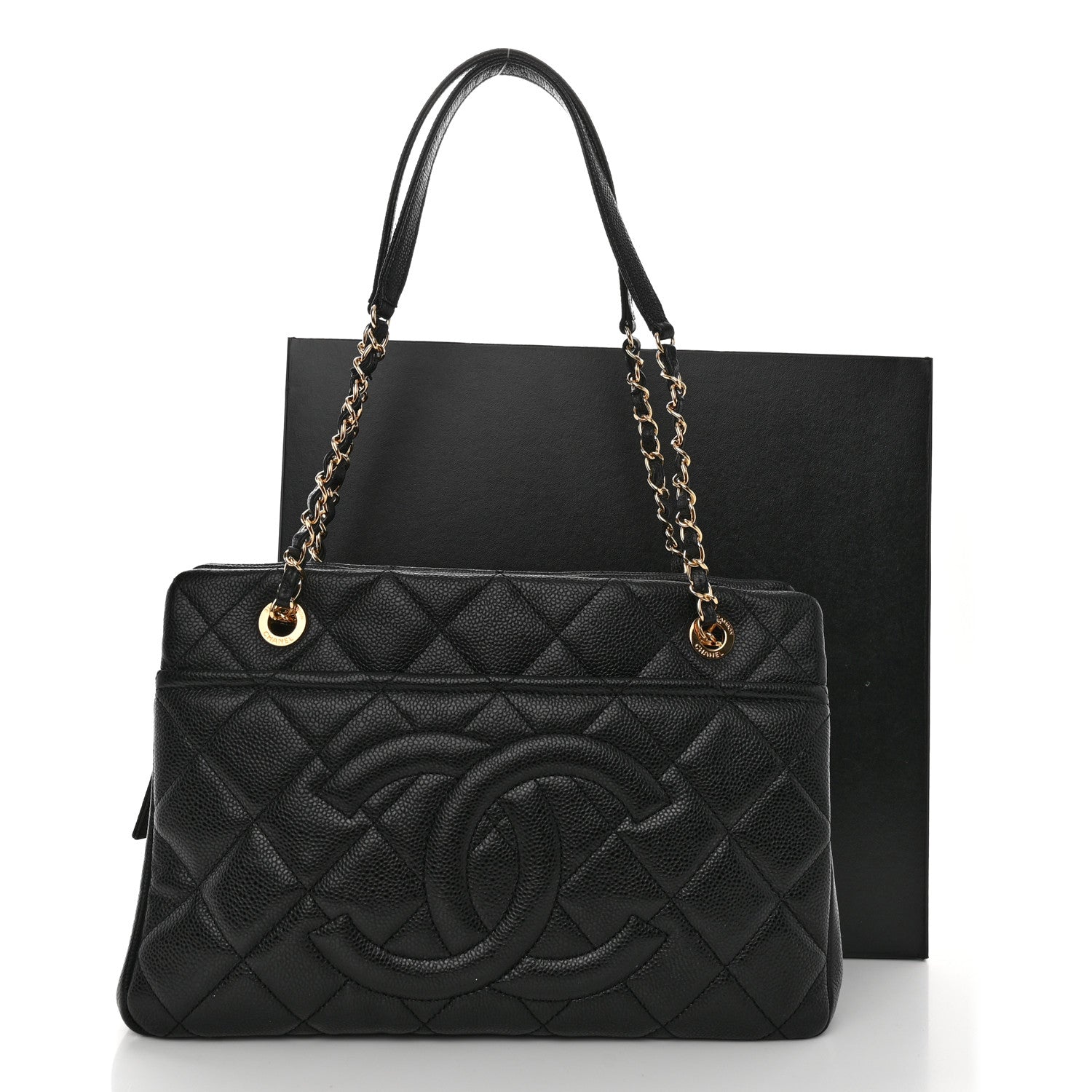 Chanel Caviar Quilted Timeless CC Soft Tote Black 11 of 11