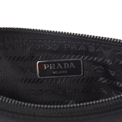 Prada Tessuto Nylon Saffiano Wristlet Black 6 of 6