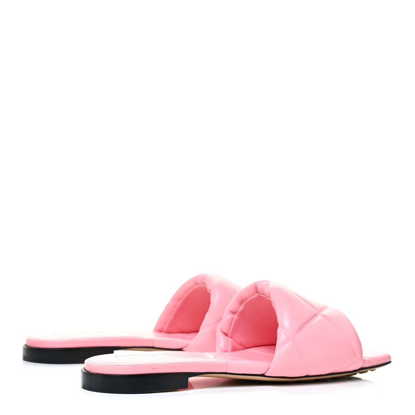 Nappa Quilted Rubber Lido Flat Sandals 35.5 Blossom