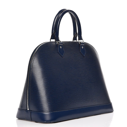 Louis Vuitton Epi Alma GM Indigo 3 of 14