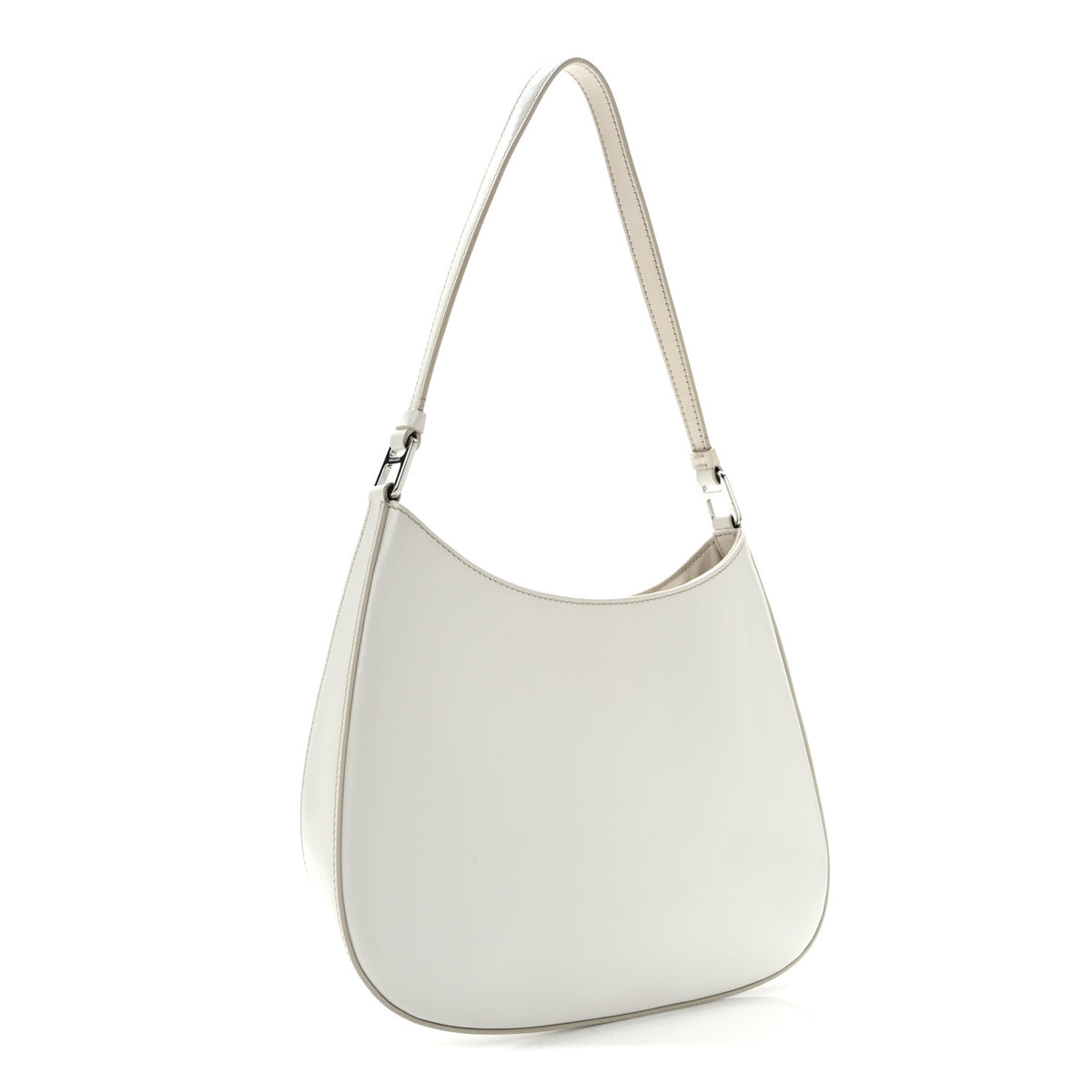 Spazzolato Cleo Shoulder Bag White