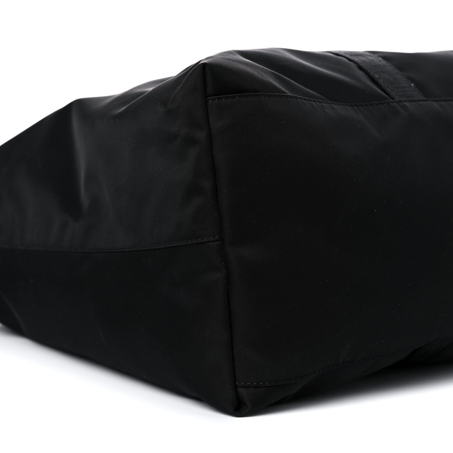 Nylon La Greca Logo Tote Black