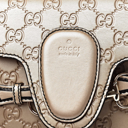 Gucci GG Shine Guccissima Medium Emily Chain Shoulder Bag Gold 17 of 17