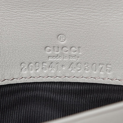 Gucci Guccissima Signature Dice Chain Wallet Off White 5 of 7