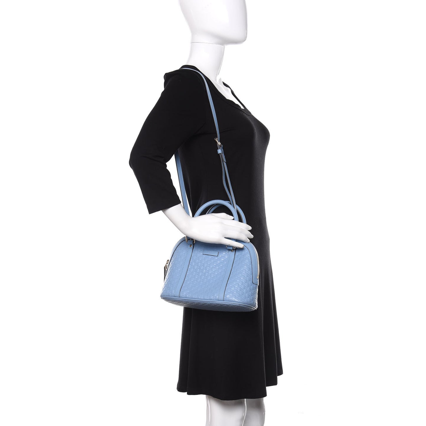 Microguccissima Mini Dome Bag Mineral Blue