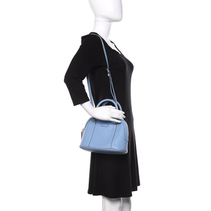 Gucci Microguccissima Mini Dome Bag Mineral Blue 2 of 15