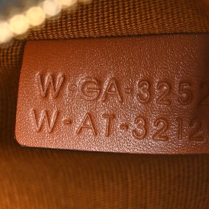 Celine Triomphe Canvas Calfskin Ava Shoulder Bag Tan 7 of 10