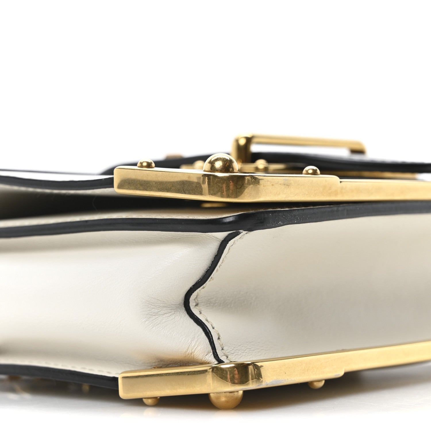 Prada City Calf Saffiano Cahier Bag Talco Black 9 of 10