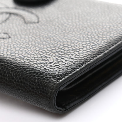 Chanel Caviar Timeless CC French Wallet Black 12 of 13