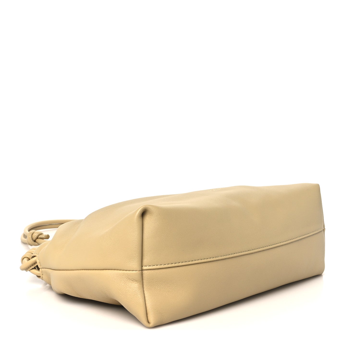 Mellow Nappa Medium Donut Chain Flamenco Knot Clutch Sahara