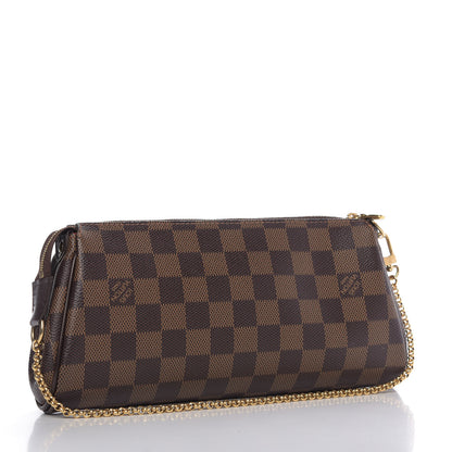 Louis Vuitton Damier Ebene Eva Clutch 3 of 9