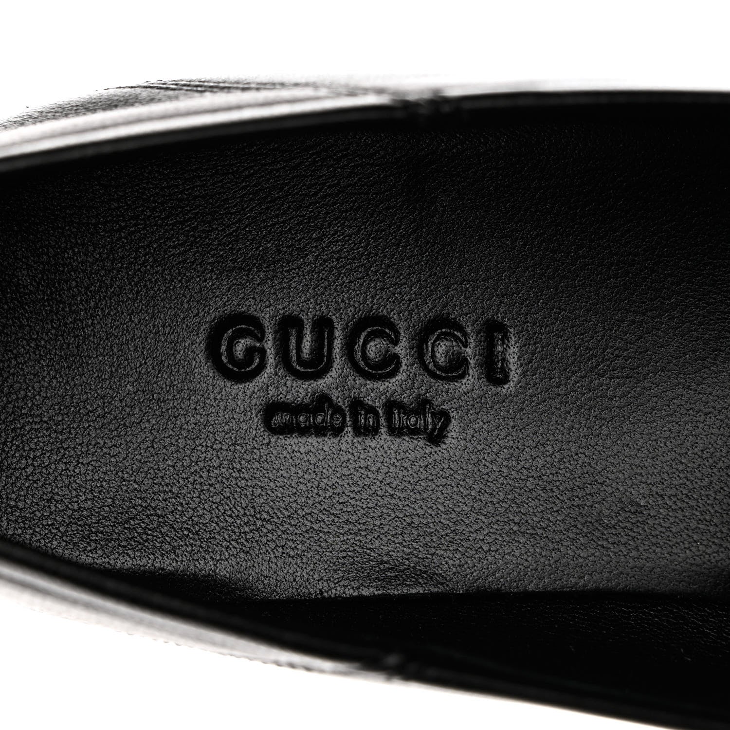 Gucci Lambskin Womens Brixton Horsebit Loafers 35.5 Black 7 of 9