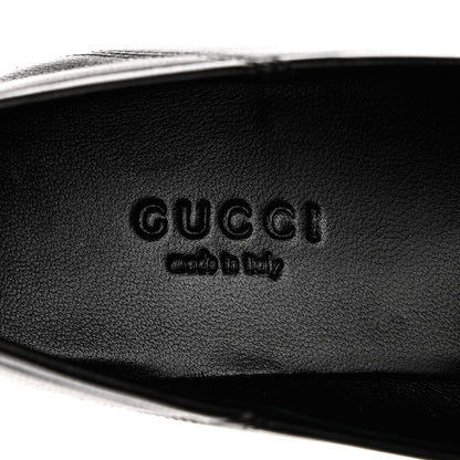 Gucci Lambskin Womens Brixton Horsebit Loafers 35.5 Black 7 of 9