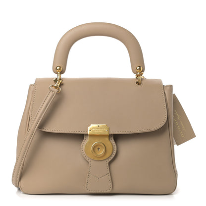 Burberry Trench Calfskin Medium DK88 Top Handle Bag Honey 1 of 11
