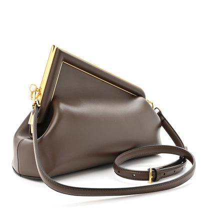 Fendi Shiny Nappa Midi Fendi First Dark Coffee 3 of 14
