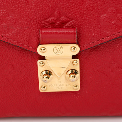 Louis Vuitton Empreinte Pochette Metis Scarlet 12 of 15