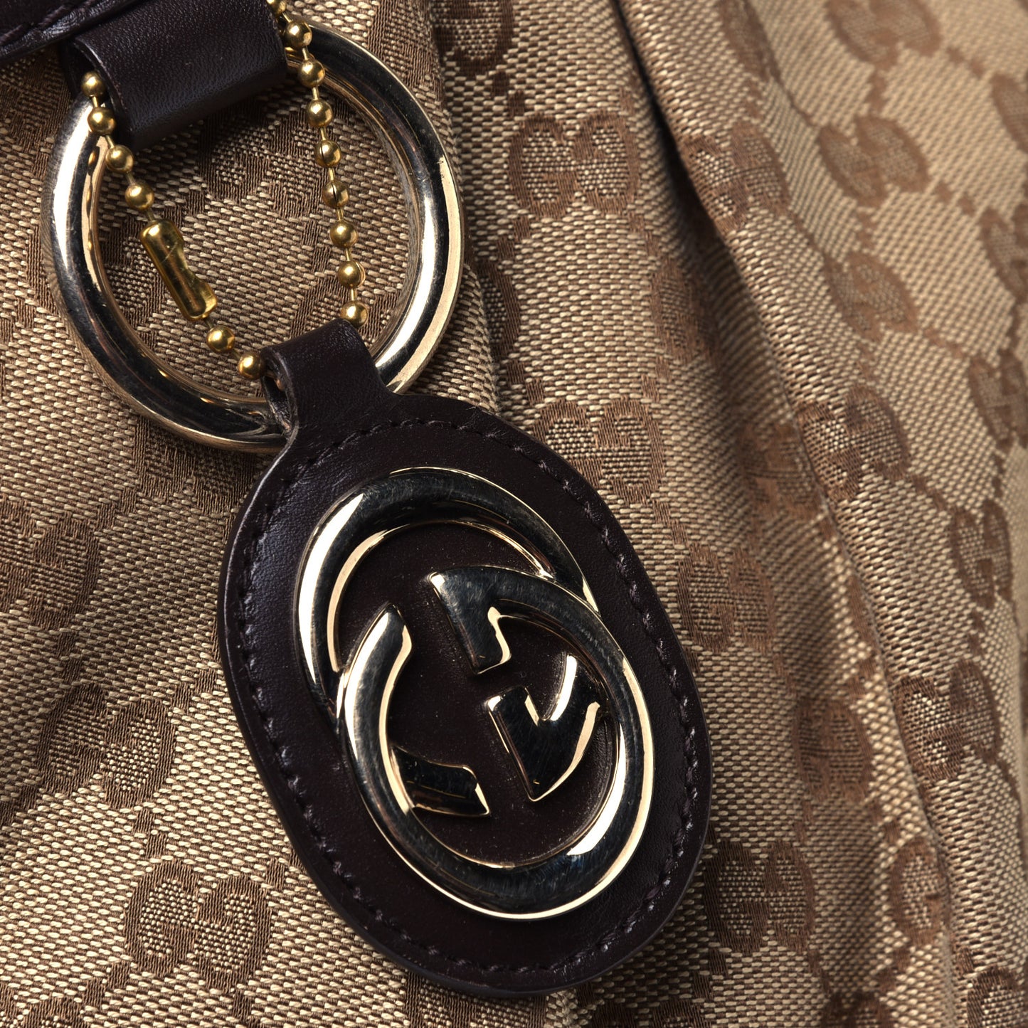 Monogram Medium Sukey Tote Dark Brown