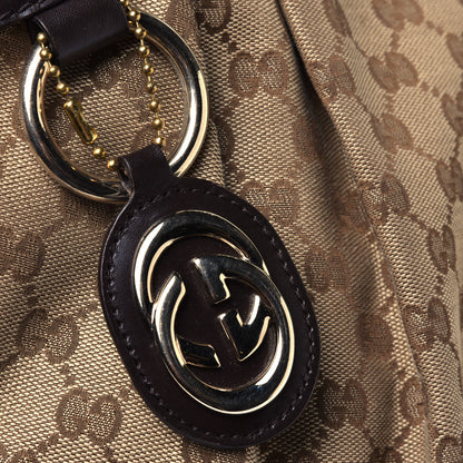 Gucci Monogram Medium Sukey Tote Dark Brown 6 of 6