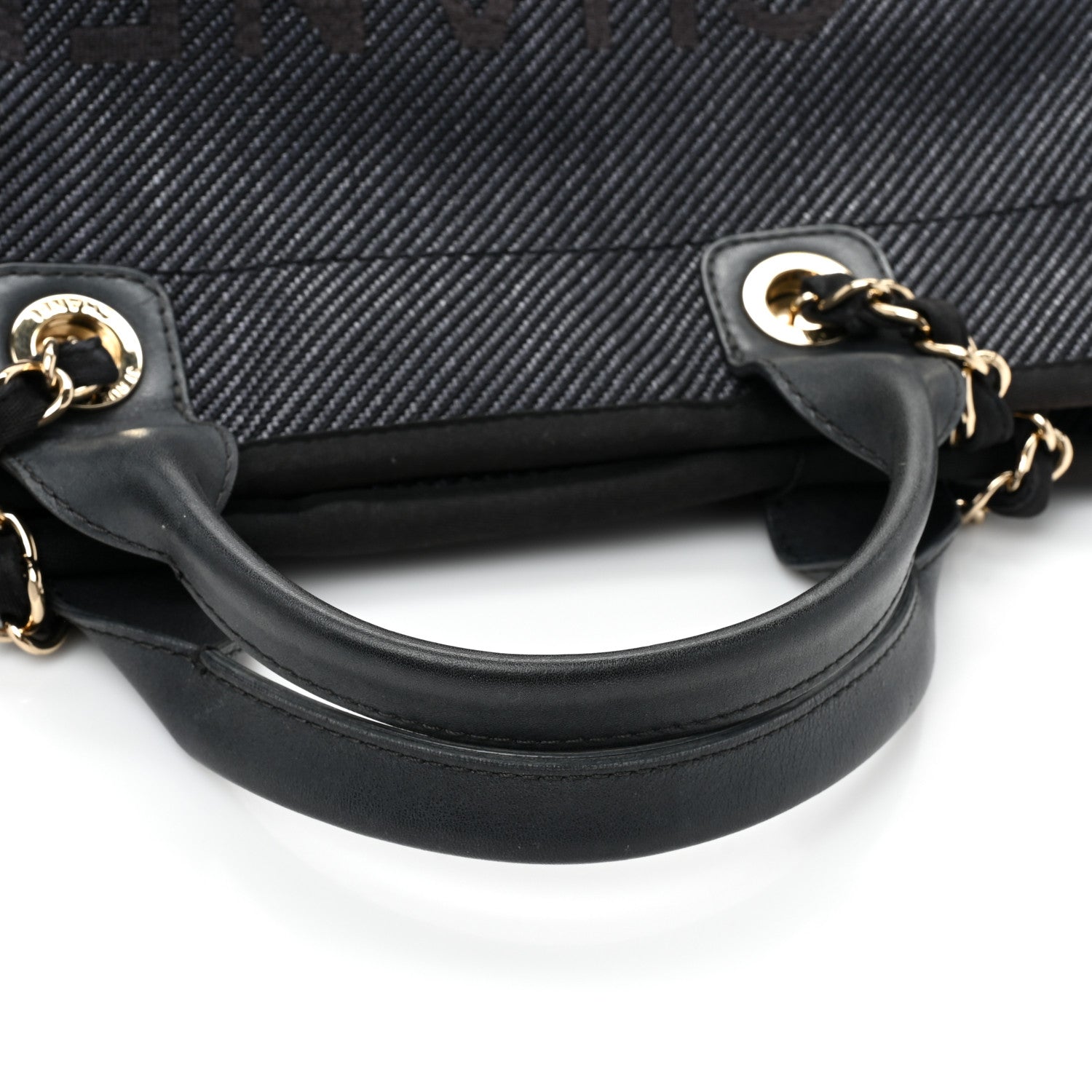 Chanel Mixed Fibers Large Deauville Tote Black 13 of 13