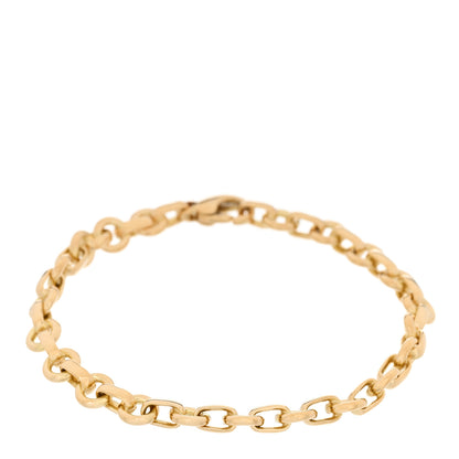 Tiffany 18K Yellow Gold Circle Link Chain Bracelet 1 of 4