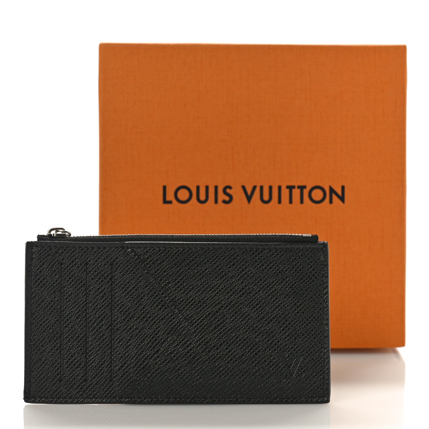 Louis Vuitton Taiga Coin Card Holder Black 9 of 9