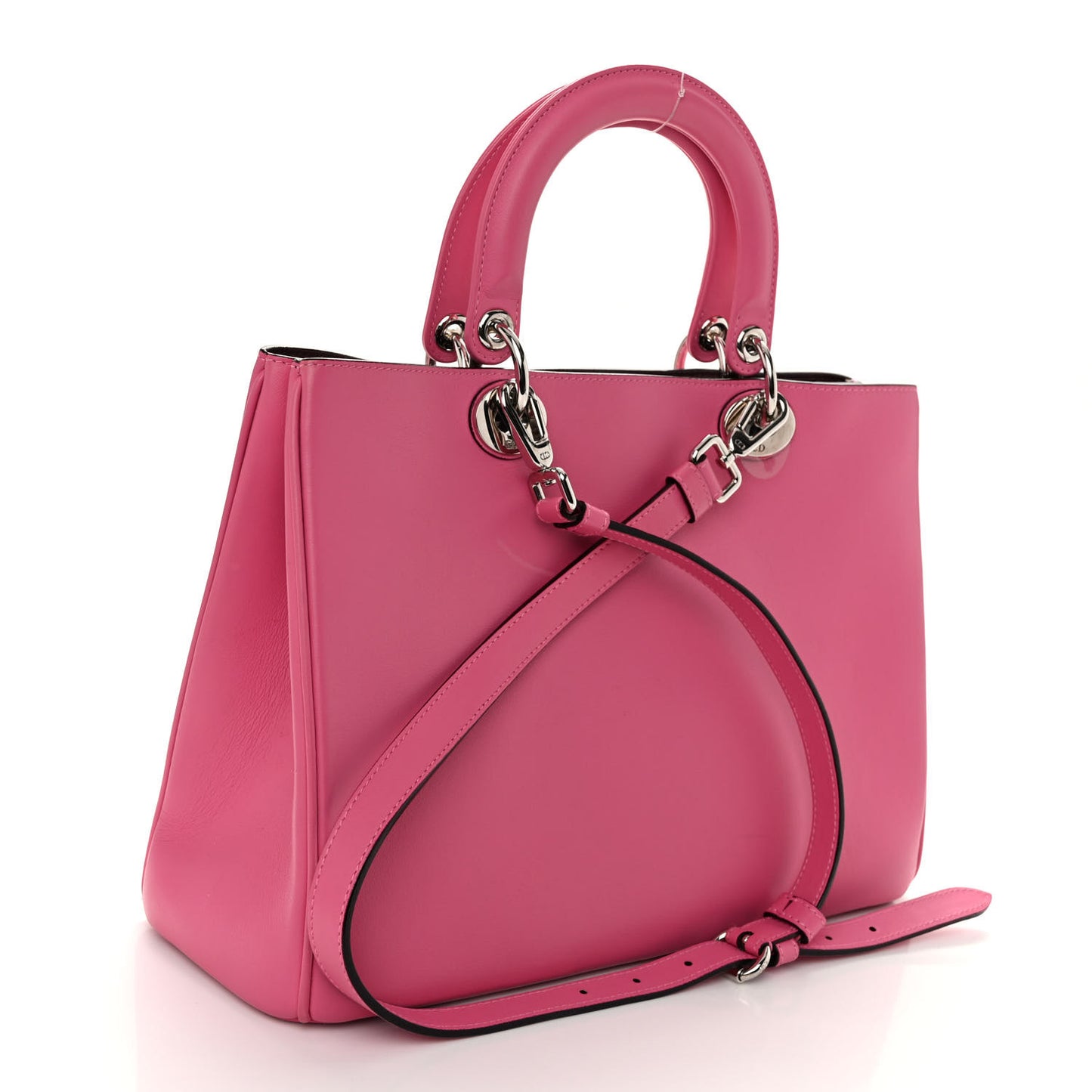 Smooth Calfskin Medium Diorissimo Tote Pink