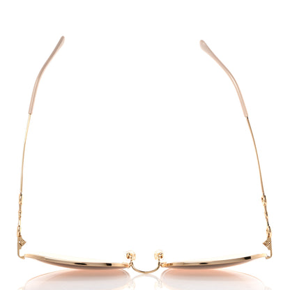 Gucci Metal Horsebit Square Sunglasses GG0879S Gold 7 of 8