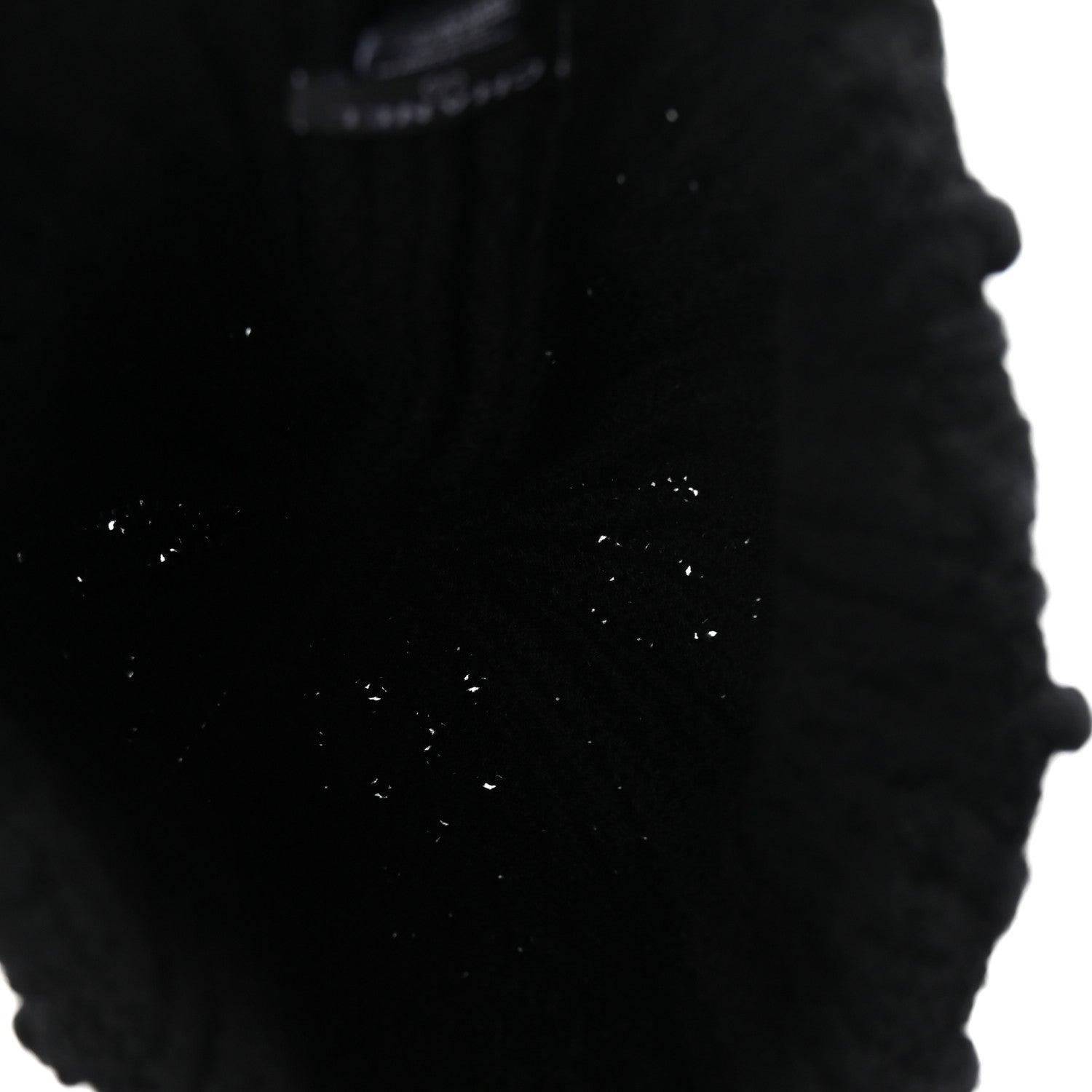 Chanel Cashmere CC Beanie Hat Black 4 of 5