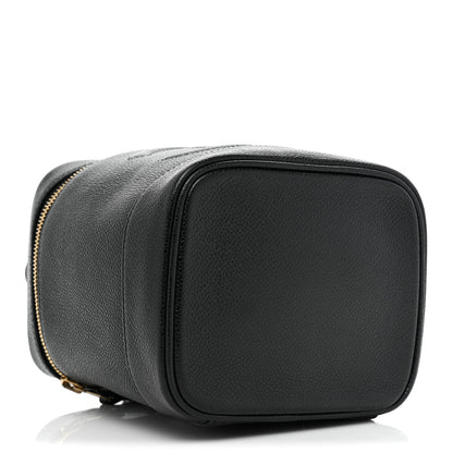 Chanel Caviar Vanity Cosmetic Case Black 4 of 15