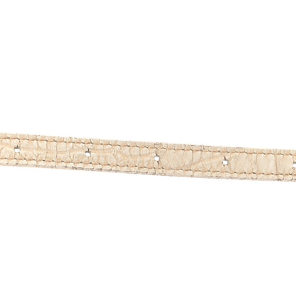 Balenciaga Calfskin Crocodile Embossed Small Hourglass Top Handle Bag White 21 of 28