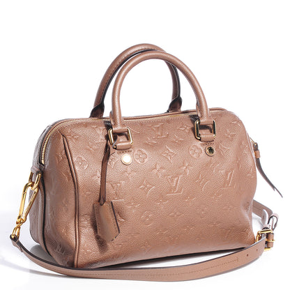 Louis Vuitton Empreinte Speedy Bandouliere 25 Bronze 3 of 7